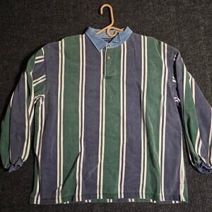 vintage 80s NYB Heavy polo shirt. Mens XL